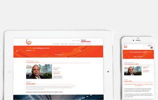 Tech Mahindra Aspire 2020 Responsive Website Design