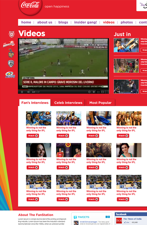 Campaign Website Design & Development for IPL