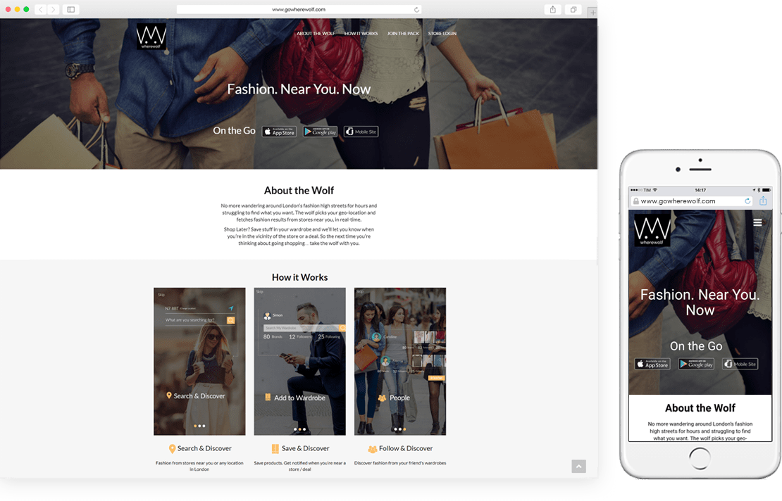 Wherewolf: Responsive Website Design & Development