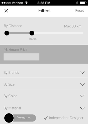 Wireframes Design for Wherewolf